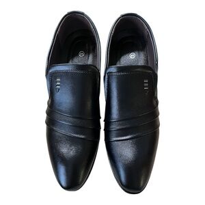 NWOT - Men's Black Slip-On Shoes - Unknown Brand